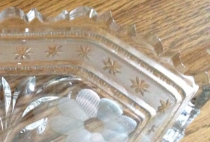 "Star" motif. The jagged rim is called "sawtooth."
